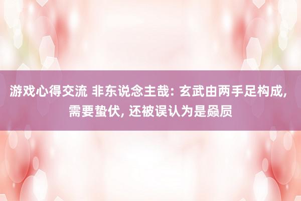 游戏心得交流 非东说念主哉: 玄武由两手足构成, 需要蛰伏, 还被误认为是赑屃