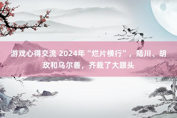 游戏心得交流 2024年“烂片横行”，陆川、胡玫和乌尔善，齐栽了大跟头